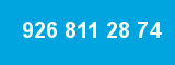 926 811 28 74 926 811 28 74